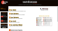 Desktop Screenshot of hairdesign-hotline.fr